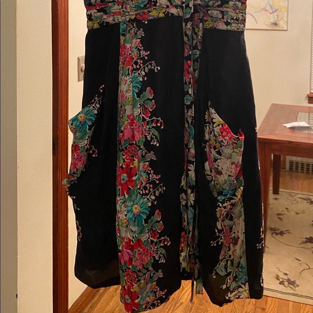 Unique dress colorful 2 pockets . Beautiful ! - Picture 9 of 11